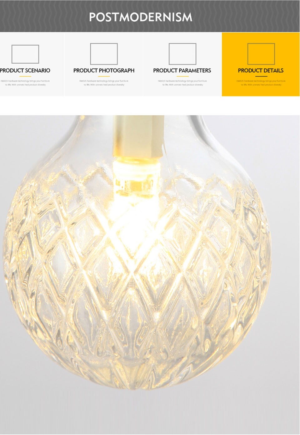 IIS Modern Pendant Light Single bulb Arts Decoration lighting Gold Suspension