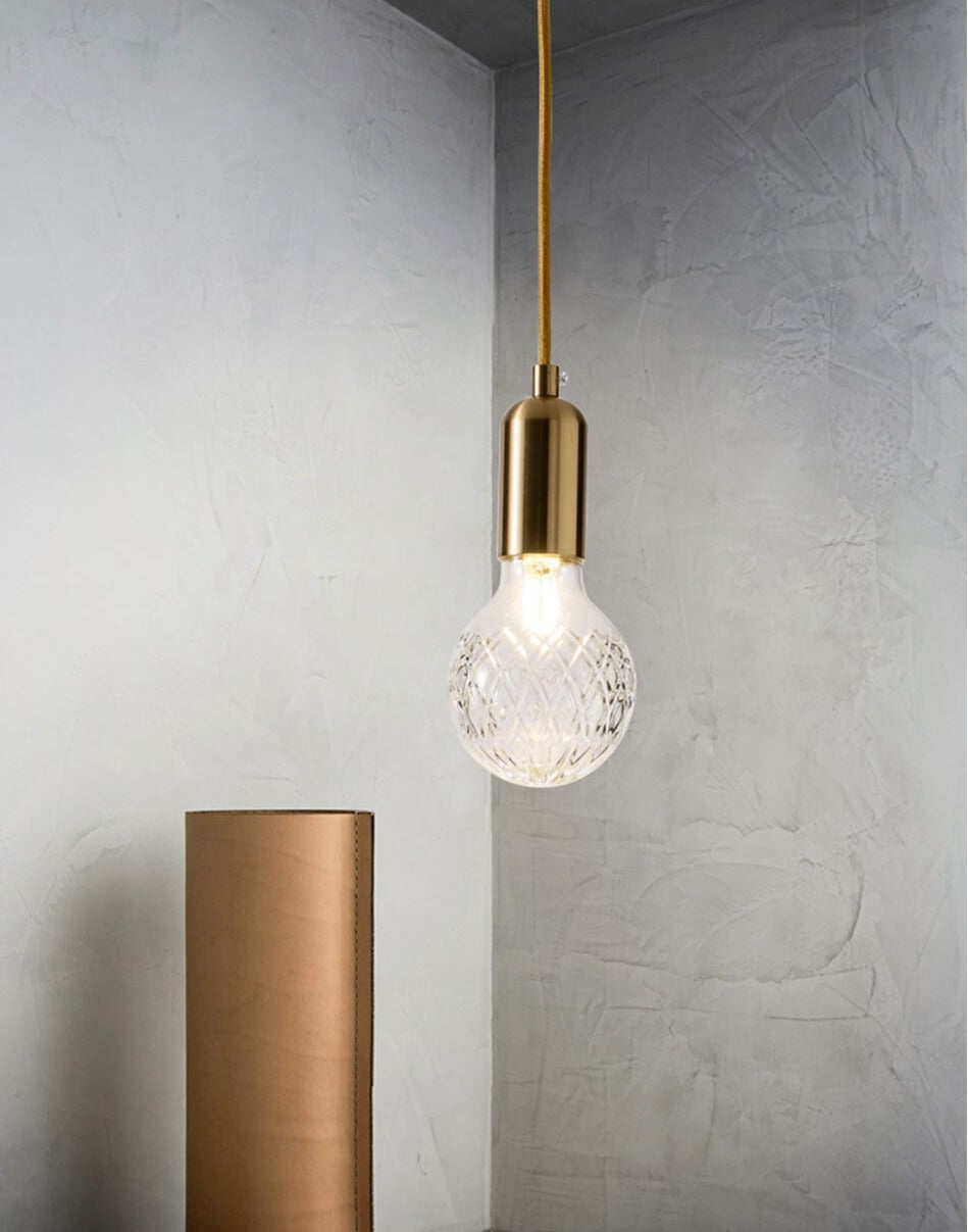 IIS Modern Pendant Light Single bulb Arts Decoration lighting Gold Suspension