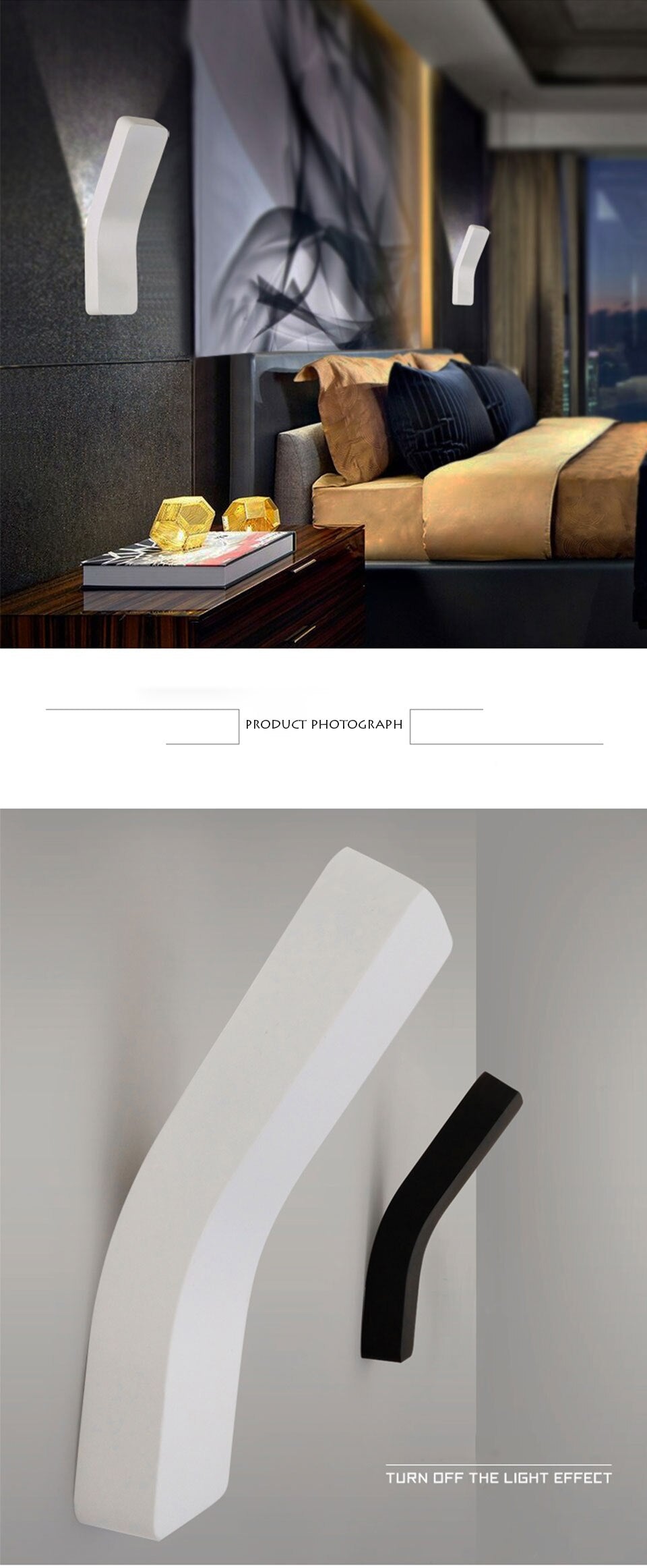IIS Modern Brief Strength Led Wall light Mounted