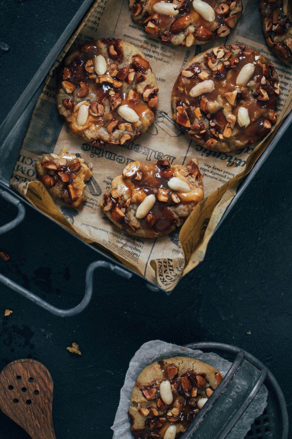 Retro Rustic Metal Serving Trays