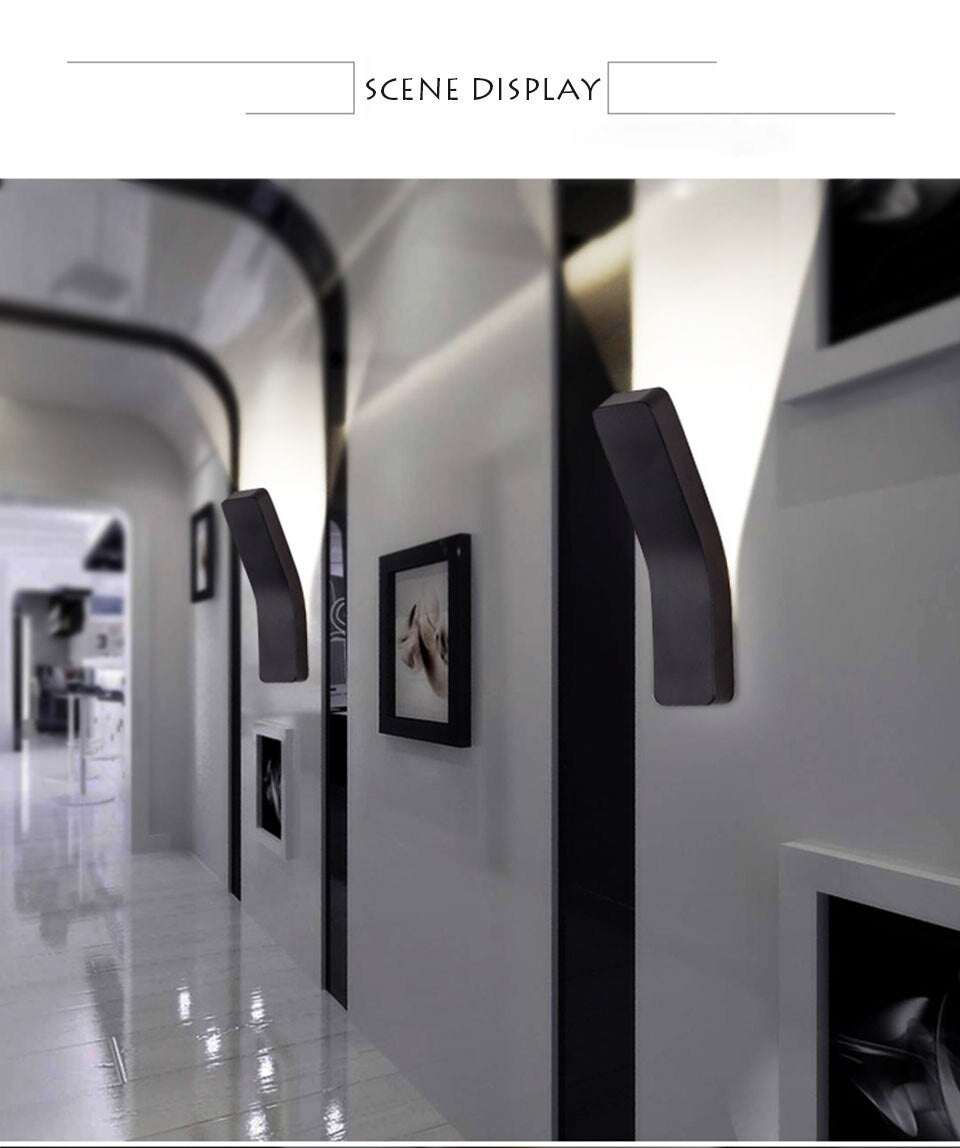 IIS Modern Brief Strength Led Wall light Mounted