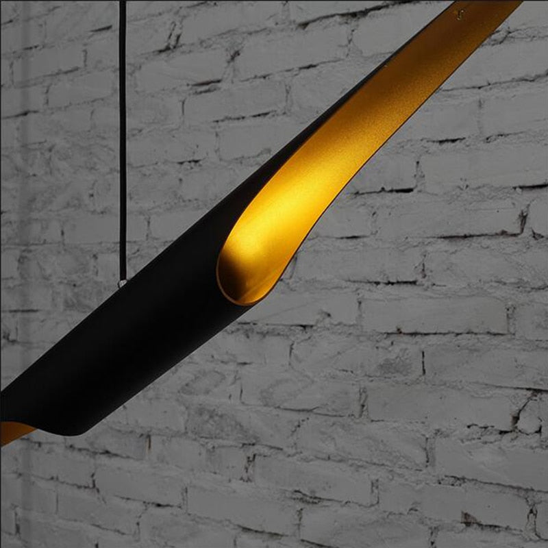 IIS Postmodern Oblique cut Aluminum Tube Pendant droplight