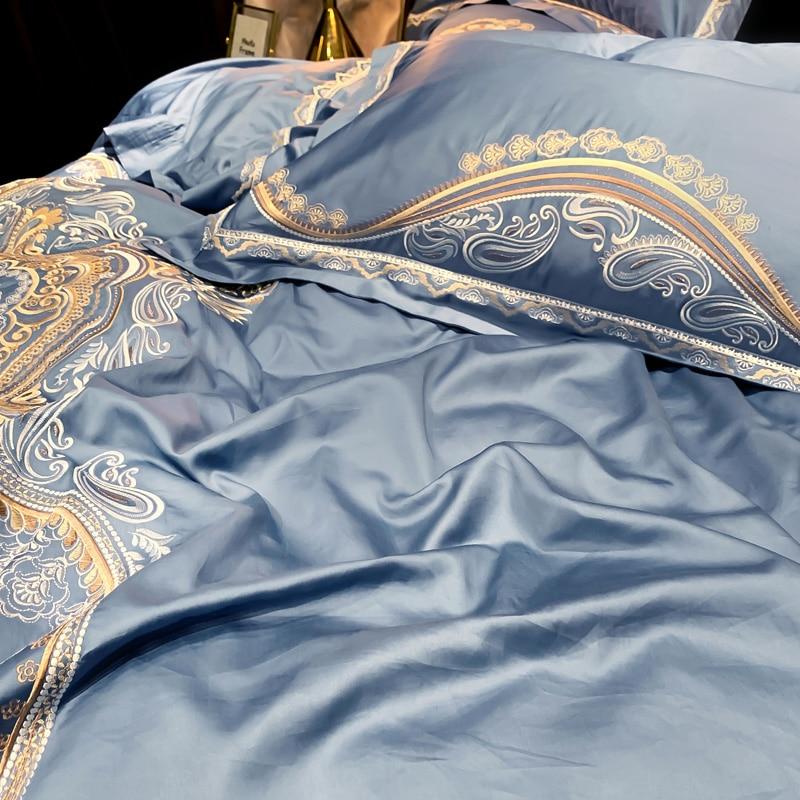 Periwinkle Luxury Egyptian Cotton Duvet Set