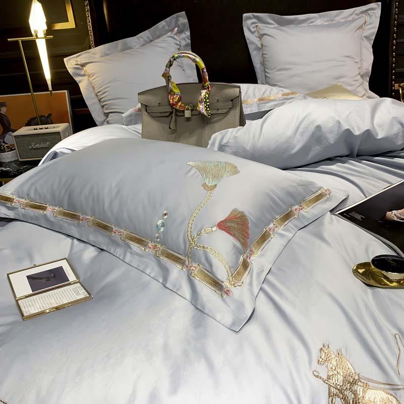 Krypton Luxury Egyptian Cotton Duvet Set