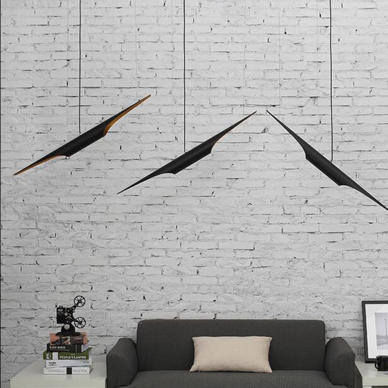 IIS Postmodern Oblique cut Aluminum Tube Pendant droplight