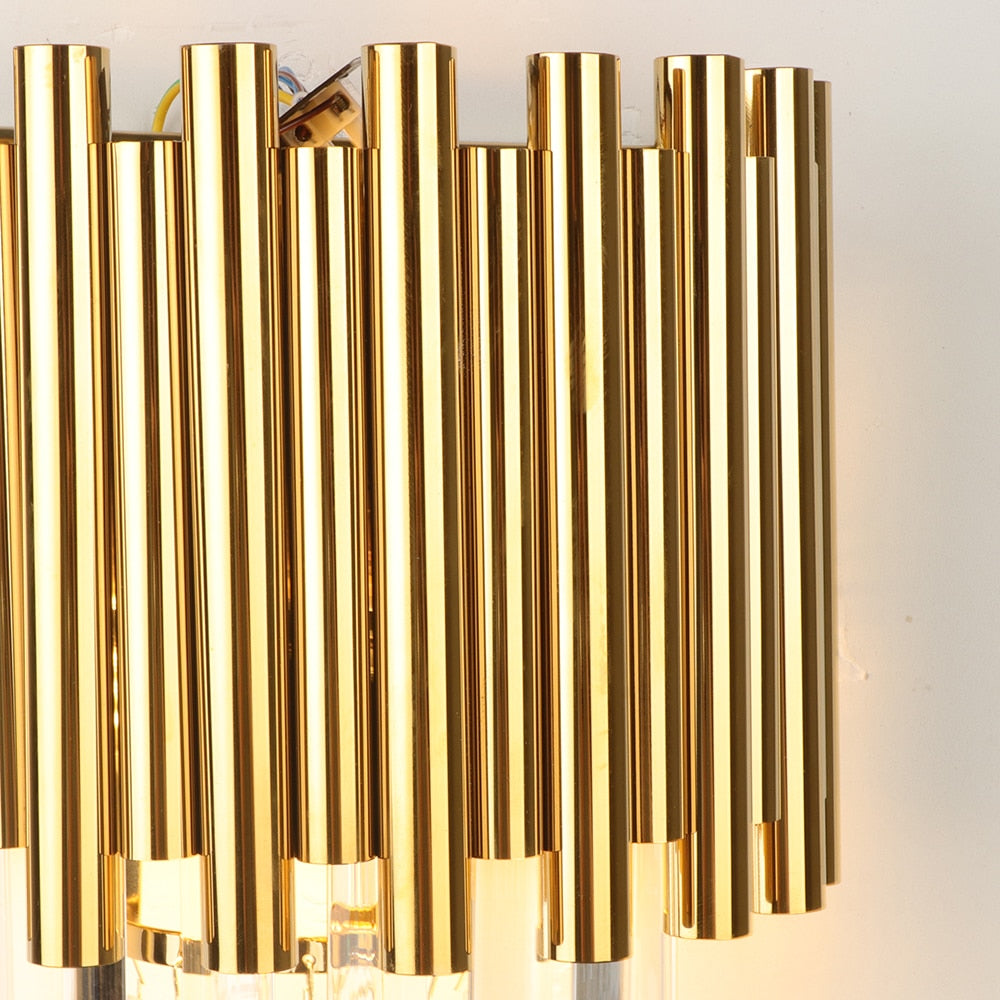Ylk Daire Gold Wall Sconce
