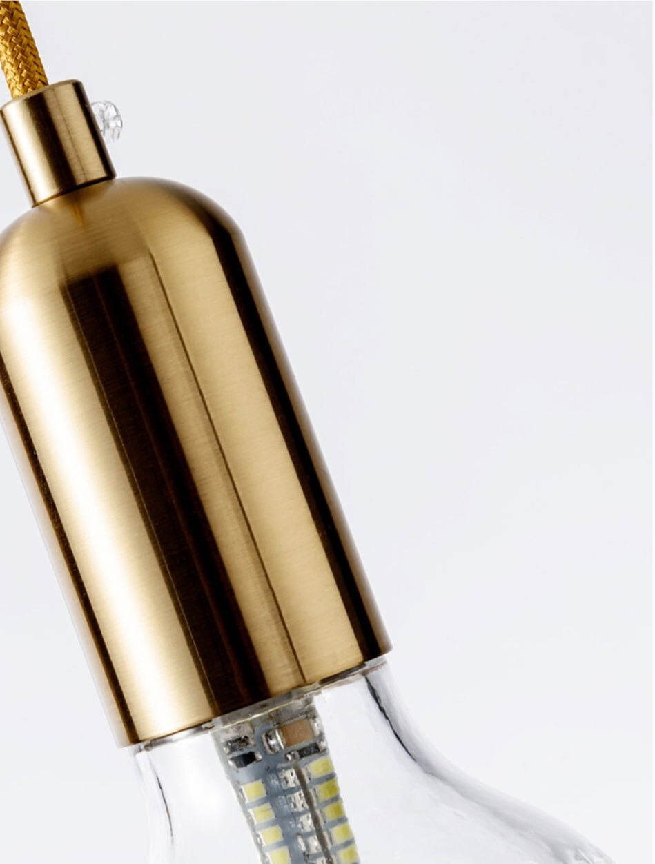 IIS Modern Pendant Light Single bulb Arts Decoration lighting Gold Suspension