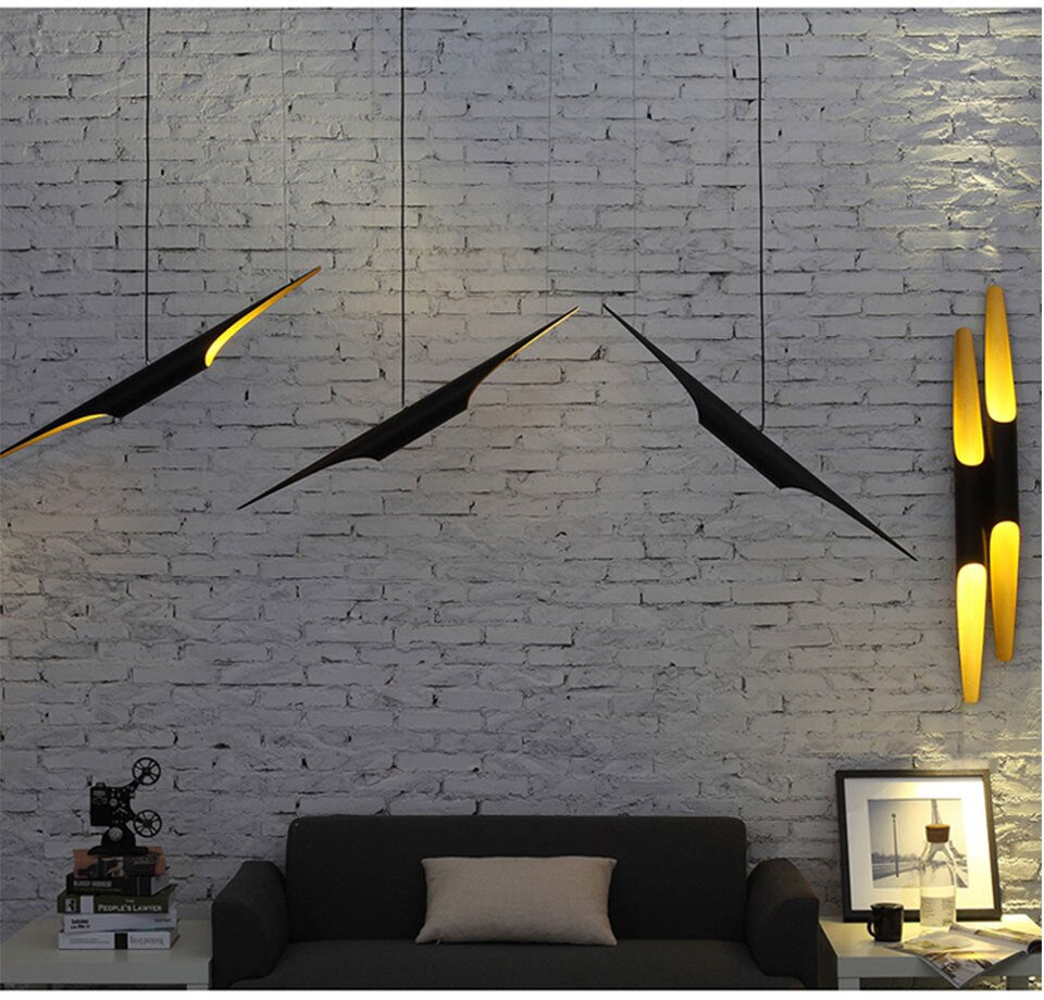 IIS Postmodern Oblique cut Aluminum Tube Pendant droplight