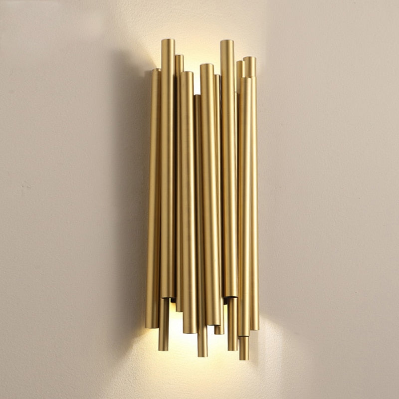 Ylk Melis Gold Wall Sconce