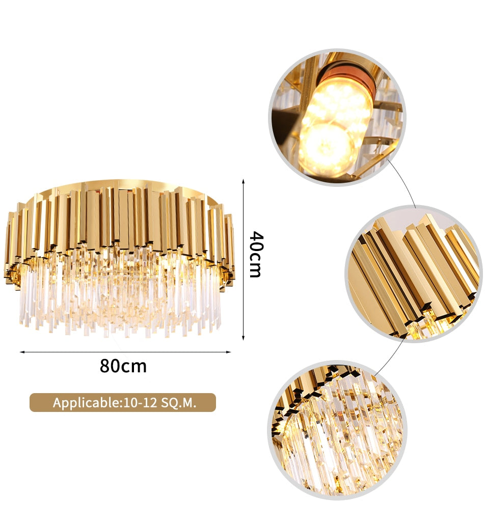Ylk Amara Elegant Ceiling Chandelier