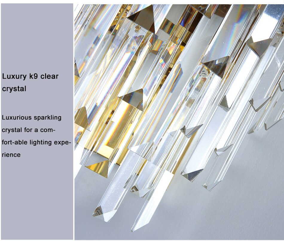 Ylk Modern Luxury Crystal Wall Light