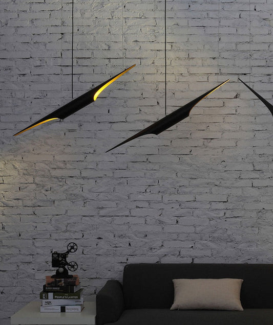 IIS Postmodern Oblique cut Aluminum Tube Pendant droplight