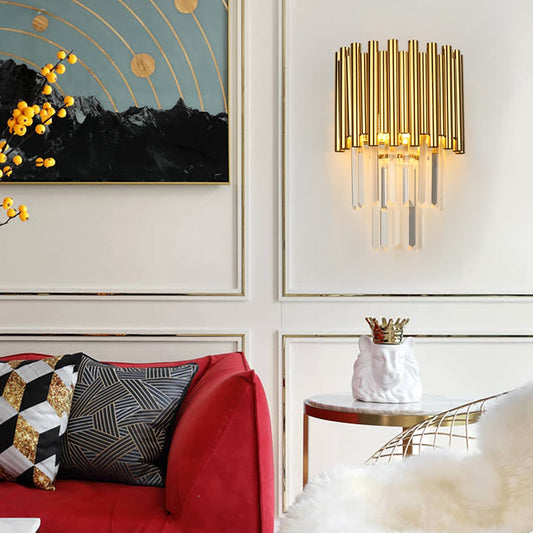 Ylk Daire Gold Wall Sconce