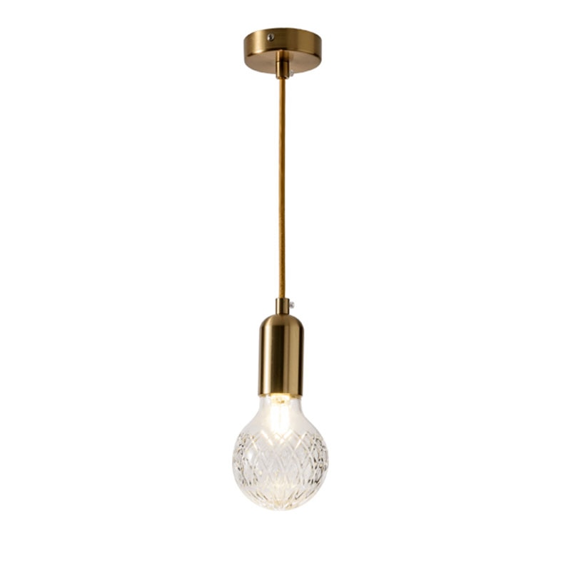 IIS Modern Pendant Light Single bulb Arts Decoration lighting Gold Suspension