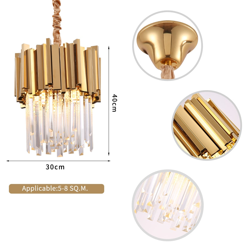 Ylk Abrazo Luxury Crystal Chandelier