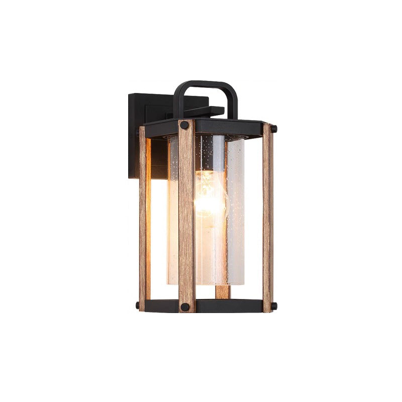 WOMO Rustic Outdoor Wall Lantern-WM9147