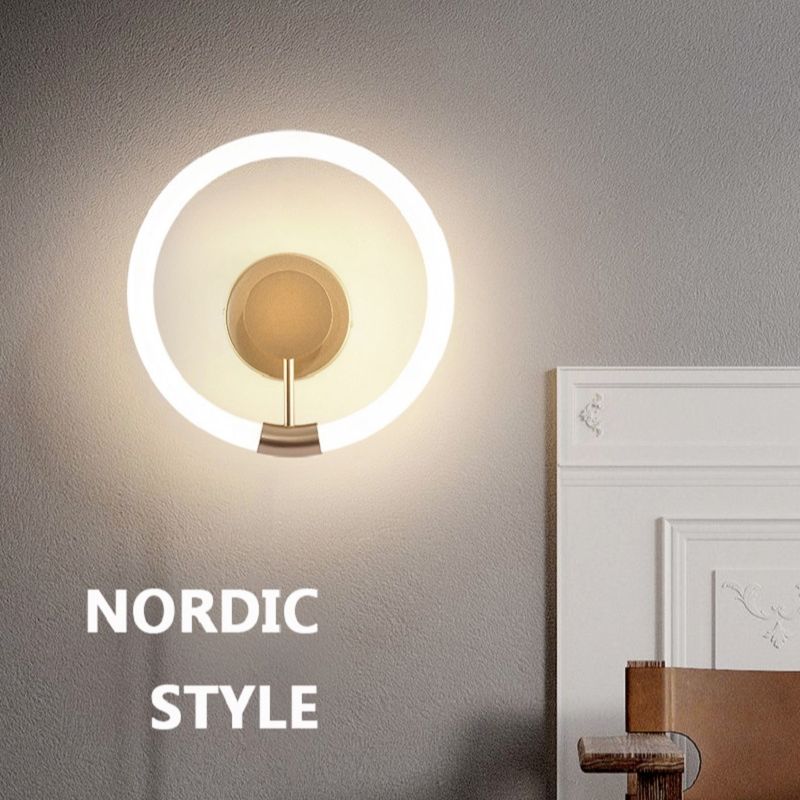 Won Carrick Circle LED Wall Light