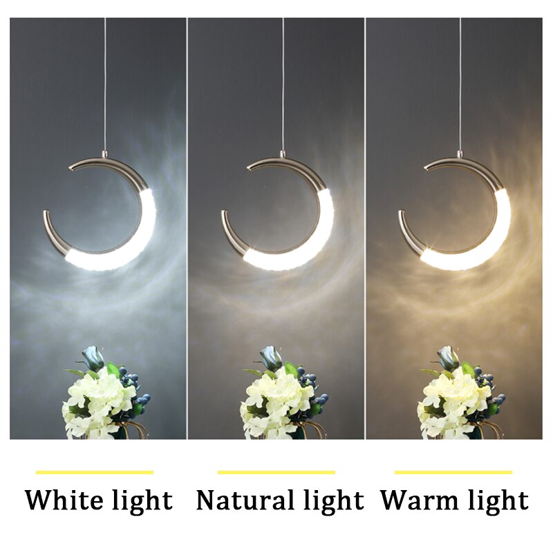 Lyf Moon And Circle Pendant Light