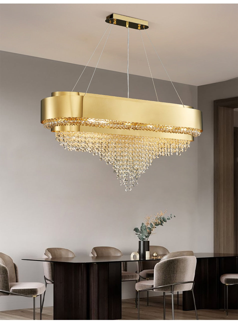 Ylk Darius Crystal Chandelier Light
