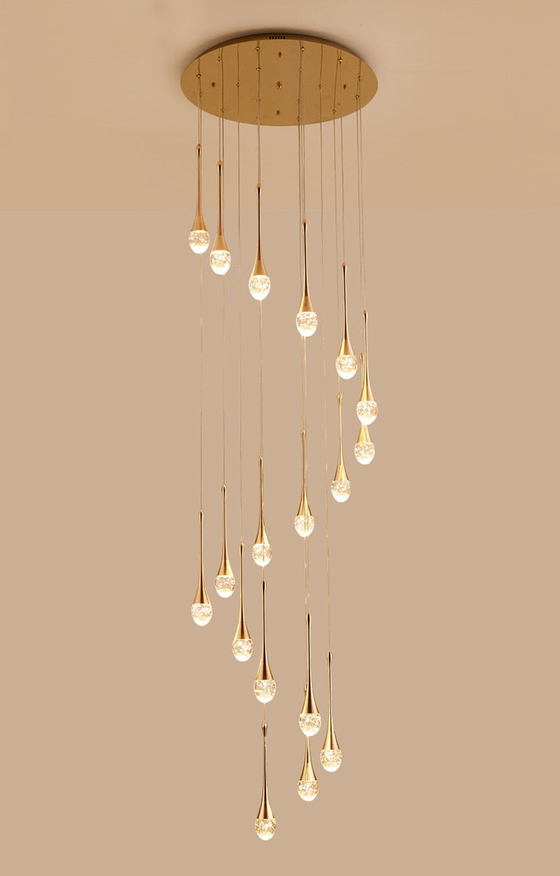 Ylk Water-Drop LED Chandelier