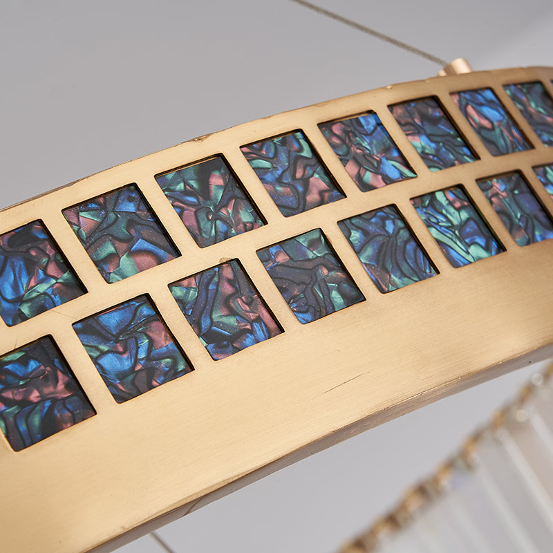 MAK Wall/Pendant Chandelier Luxury Hanging Lights Polished Shell High-end Ring Design