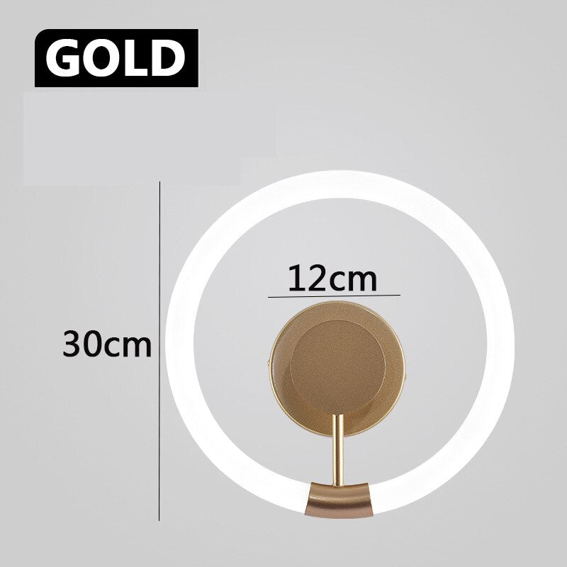 Won Carrick Circle LED Wall Light