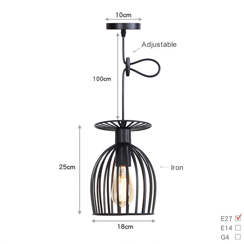 LYF 20-styles Daire Modern industrial style American retro country Pendant Lamp