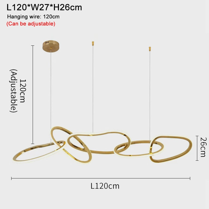 Ylk Damarion Design Ring Chandelier