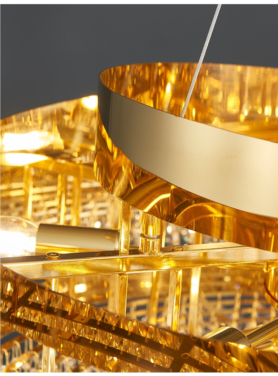 Ylk Darius Crystal Chandelier Light