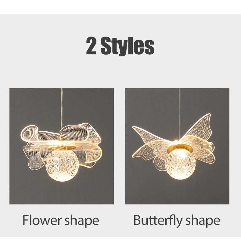 Lyf Dorian Butterfly Pendant Light
