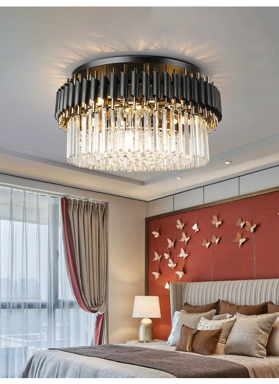 Ylk Aldric Luxury Black Chandelier