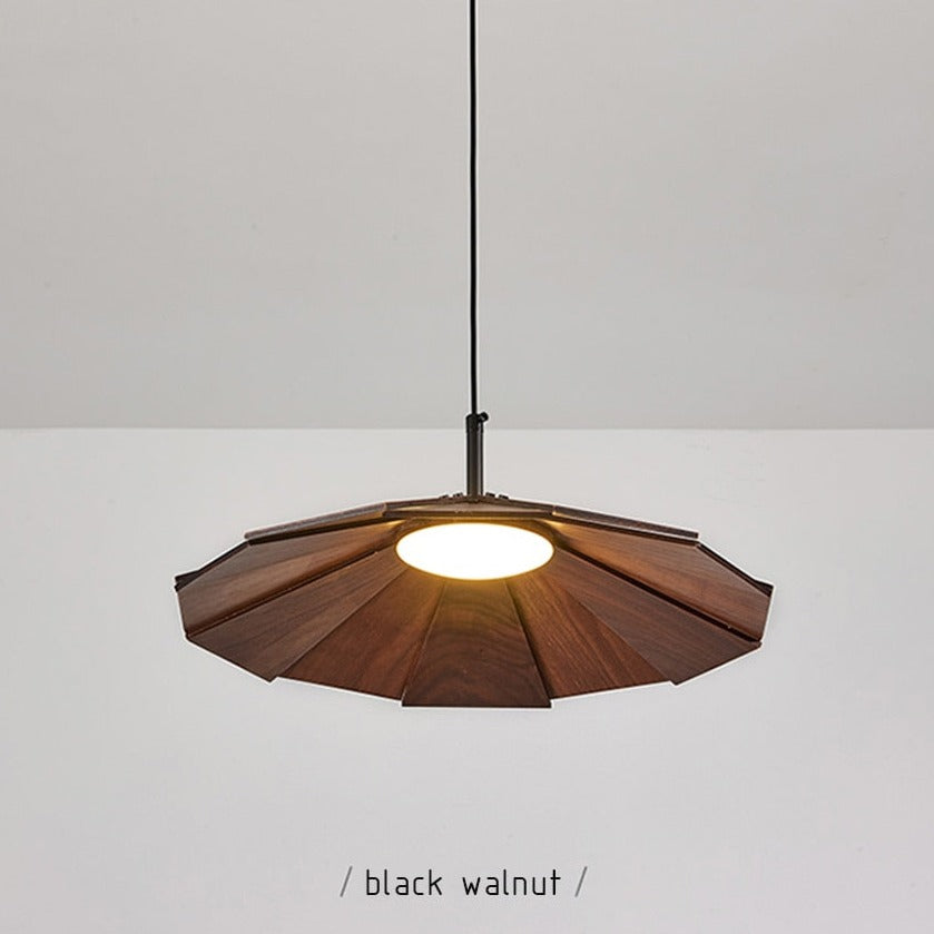 IIS LED Solid Wood Pendant Light Nordic Restaurant Bar Office Hanging lamp
