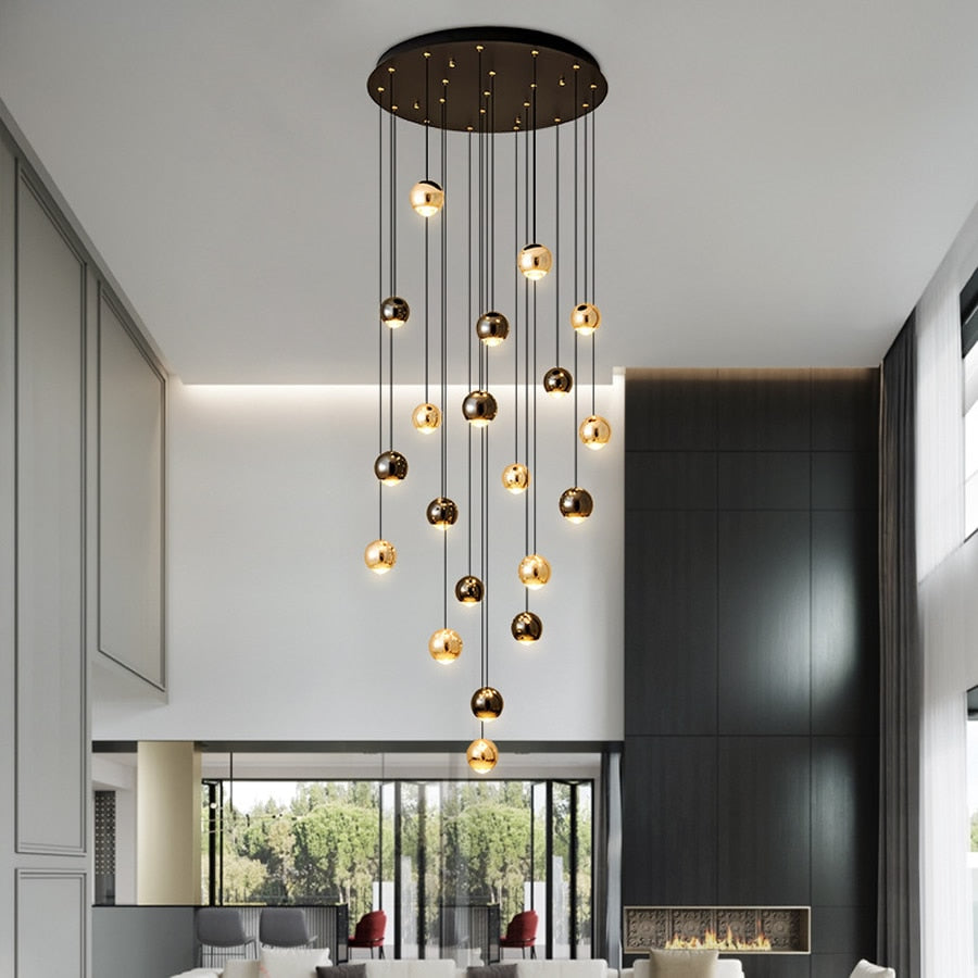 APEX Modern Luxury Glossy Ball Droplight Deco Lighting
