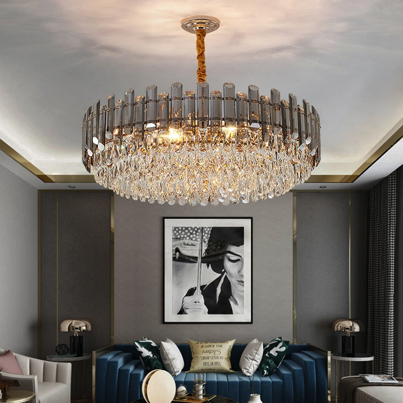 Ylk Demetrius Crystal Chandelier Luxe