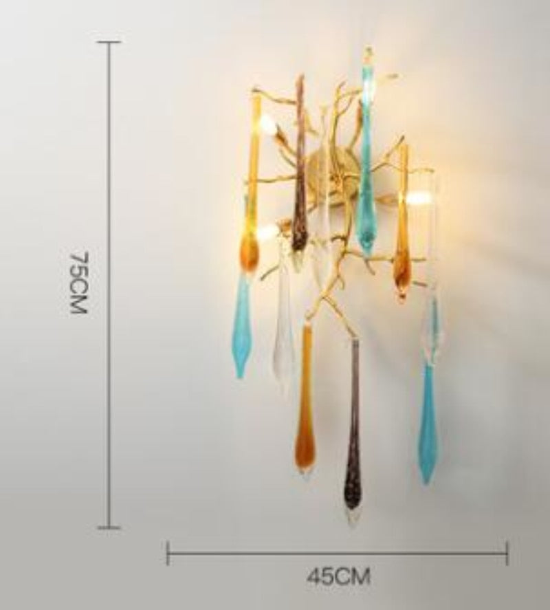 Xic Luxury Art Water Drop Lamp