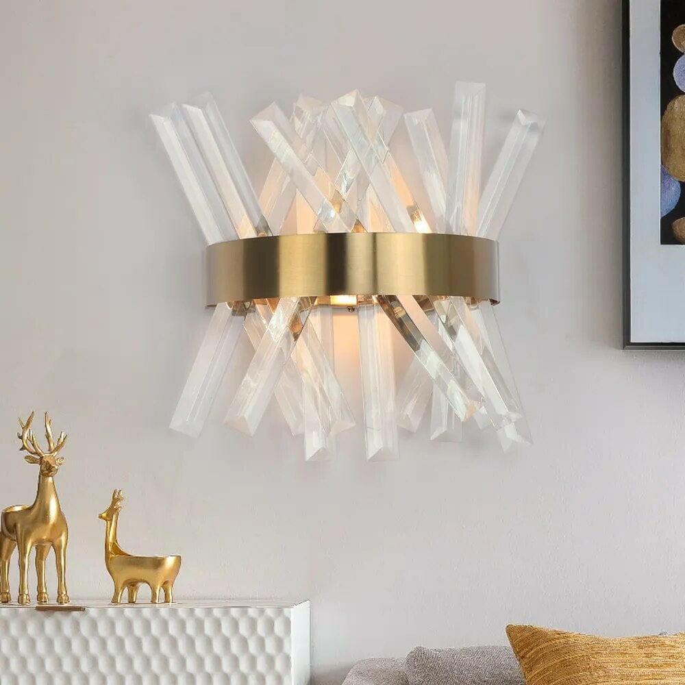 Halfdan - Luxury Crystal Wall Lamp