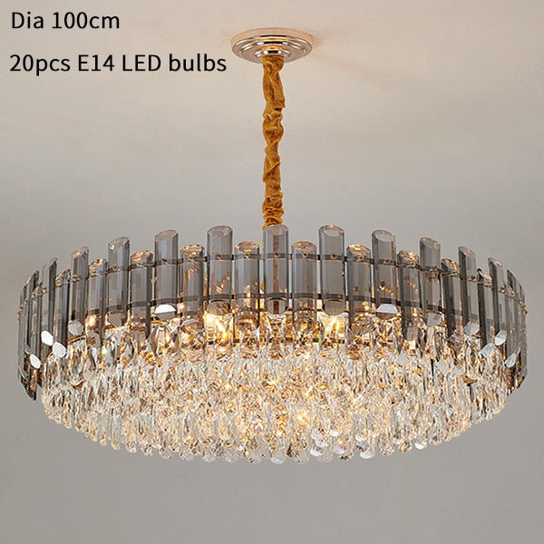 Ylk Demetrius Crystal Chandelier Luxe