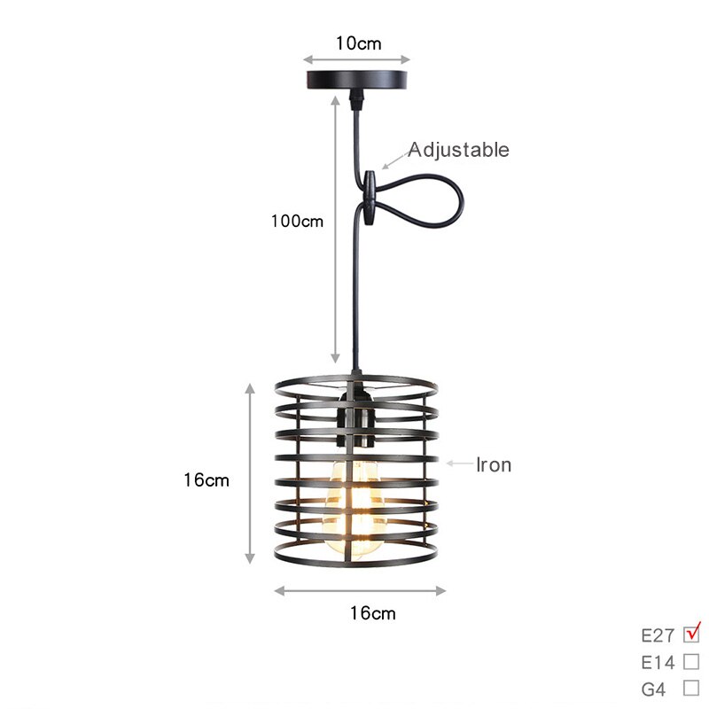 LYF 20-styles Daire Modern industrial style American retro country Pendant Lamp