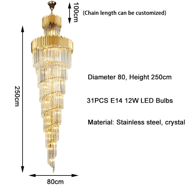 Ylk Darrian Modern Crystal Chandelier