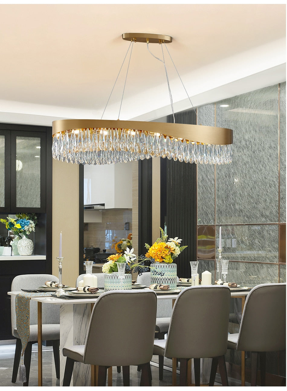 Ylk Luna Crystal Chandelier Light