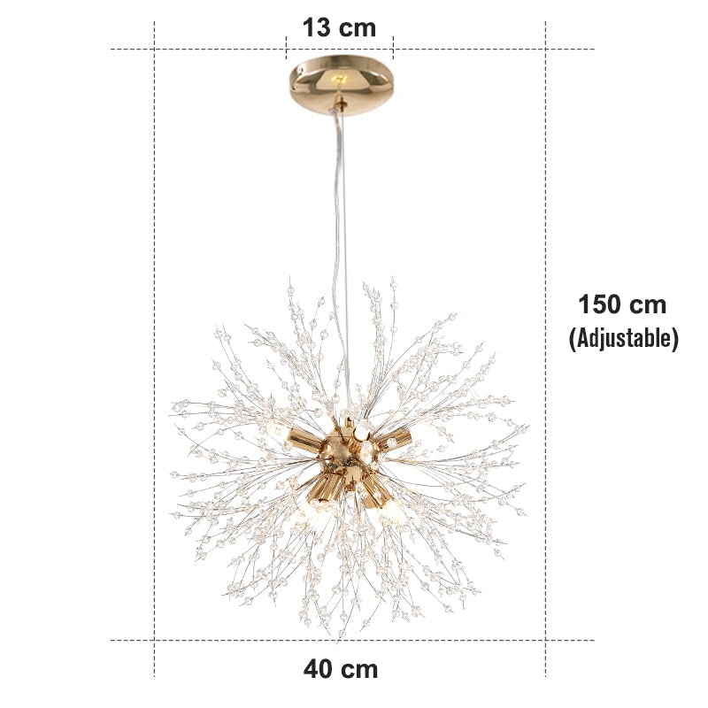 Lyf Firework Crystal Chandelier Lighting