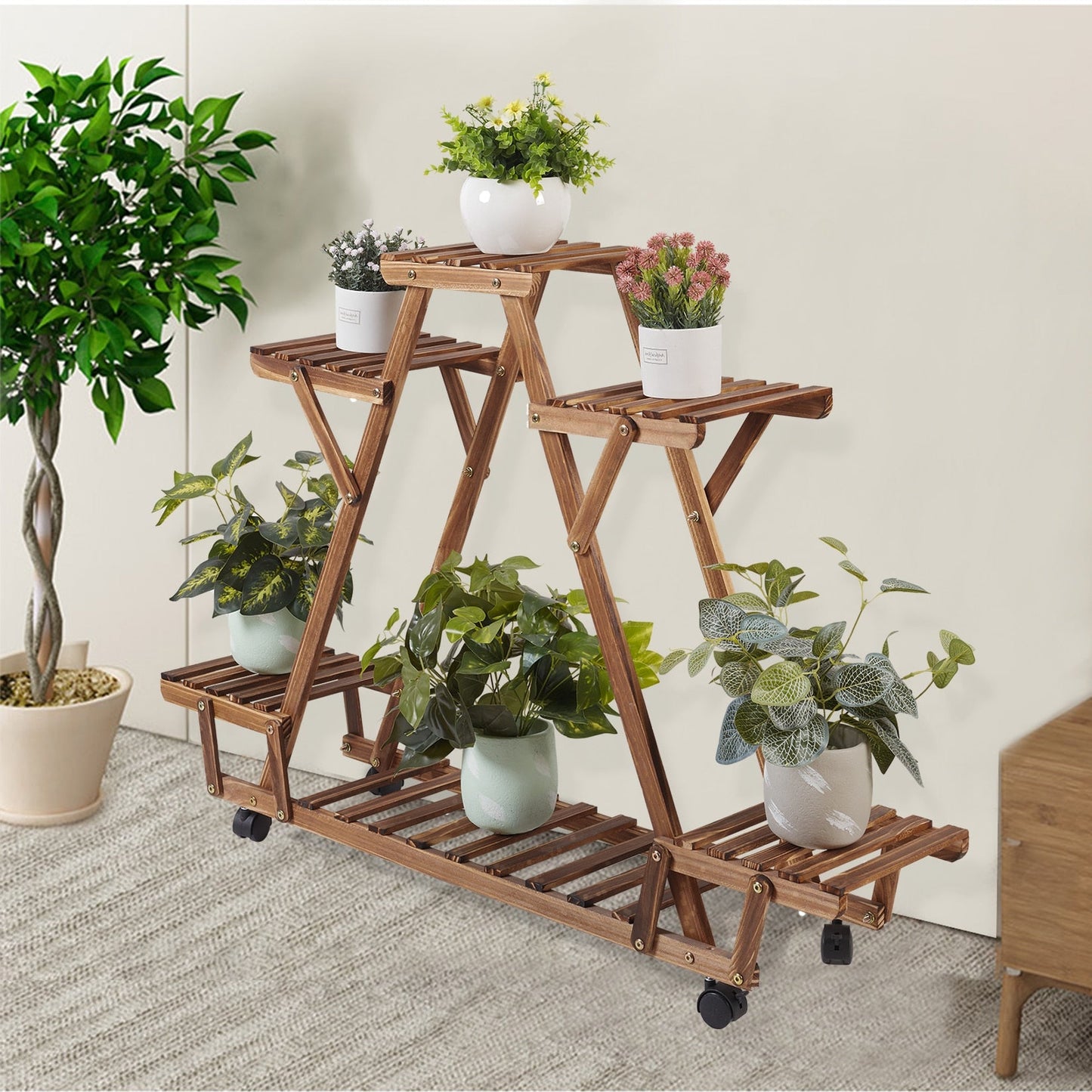 Madicken - Tiered Plant Stand Plant Shelf Indoor & Outdoor Plant Shelf Flower Stand