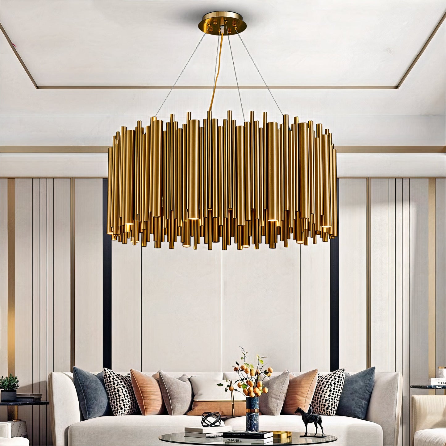 Ylk Aiden Luxury Gold Chandelier