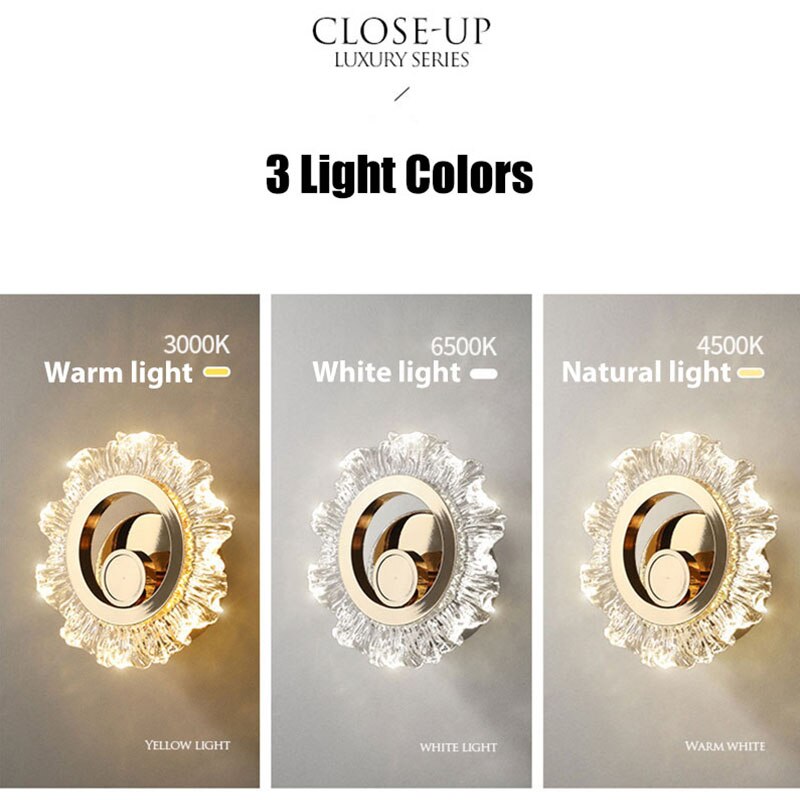 Lyf LED Sun Shape Wall Light