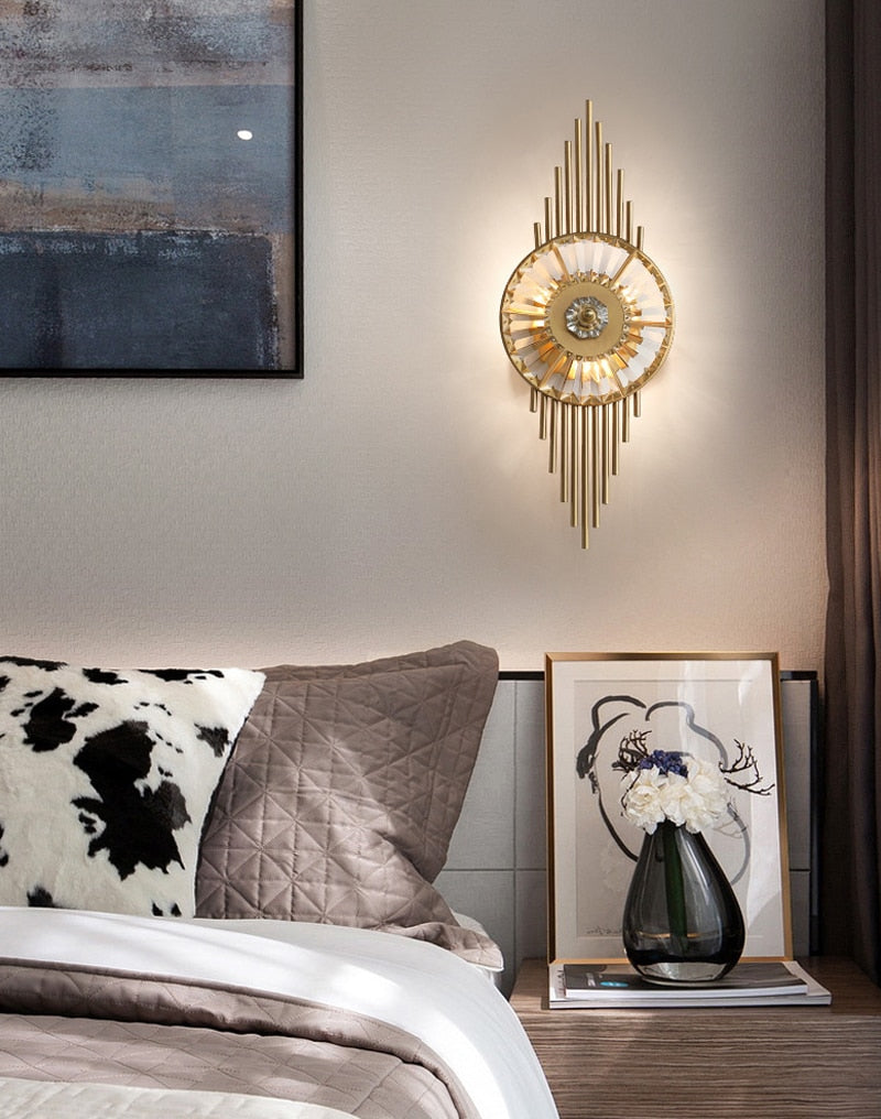 Ylk Adar Modern Gold Sconce