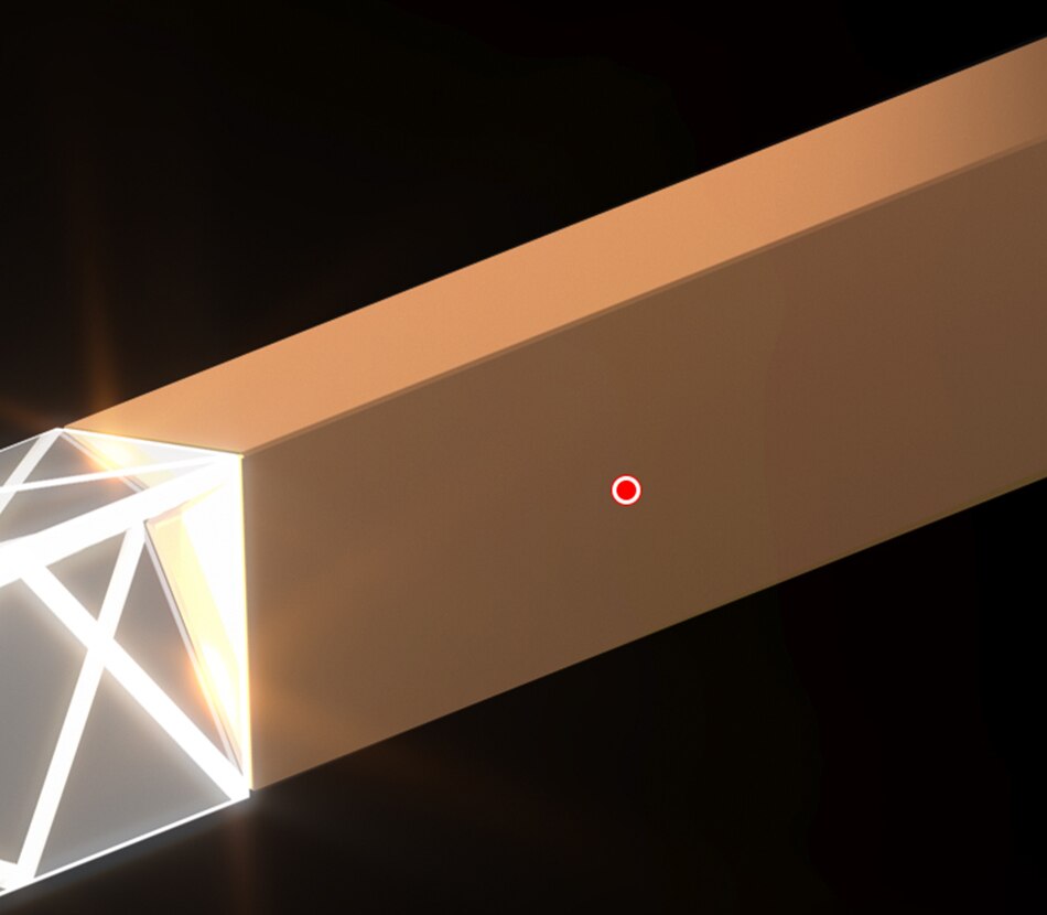 Ylk Averill Gold Chandelier Lamp