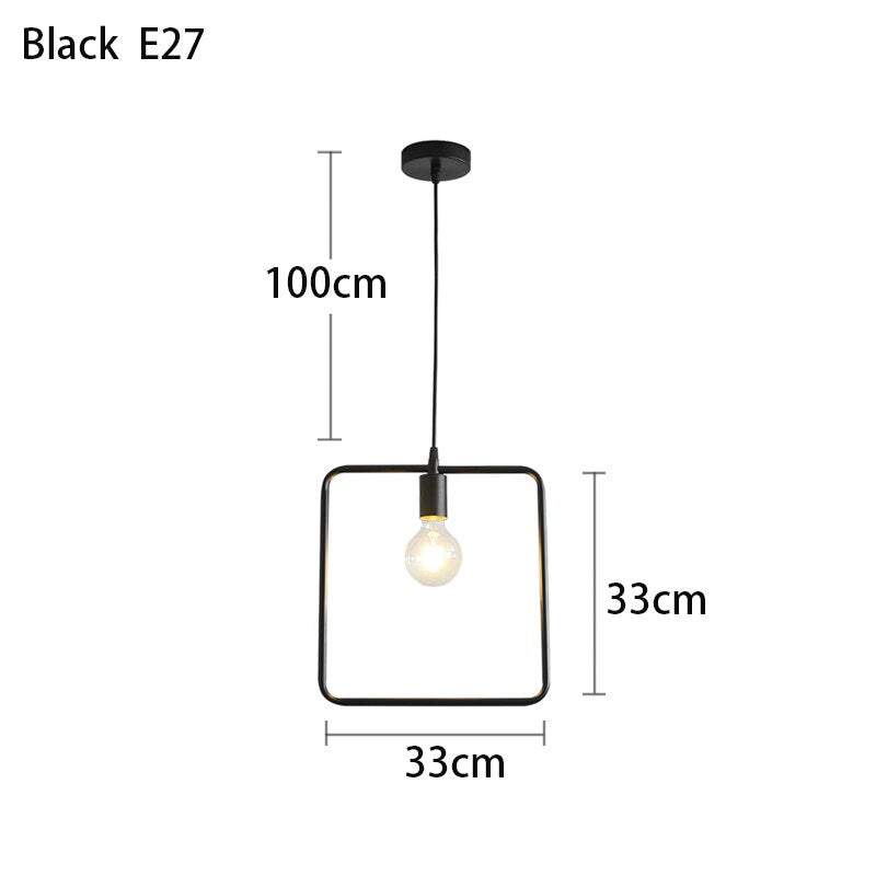 LYF Retro Pendant Lamps Loft Industrial Iron  E27 Base
