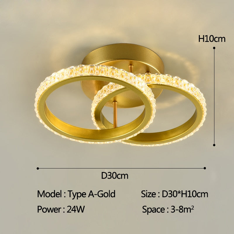 SERA Vanin - Round Square Modern Ceiling Light