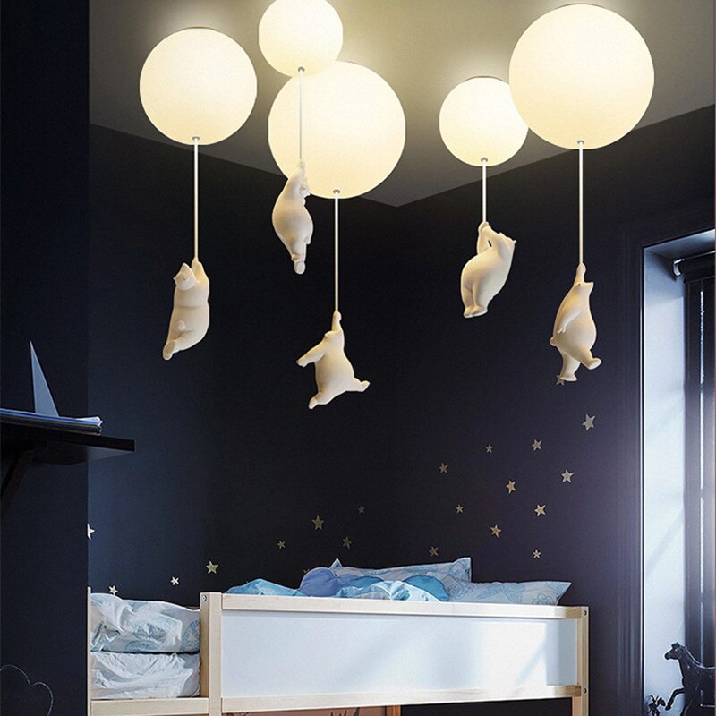 Ruben Bear Nursery Ceiling Light