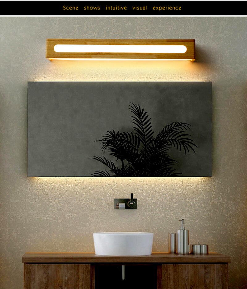 Won Led Wooden Wall Sconce